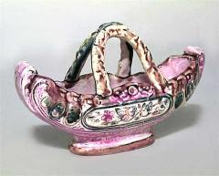 Italian Porcelain Boat Shaped Centerpiece - 4321179