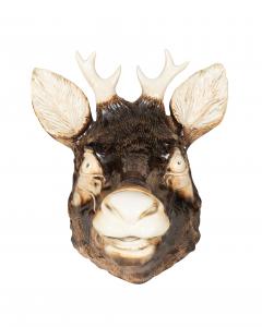 Italian Pottery Deer Head Tureen - 4359142