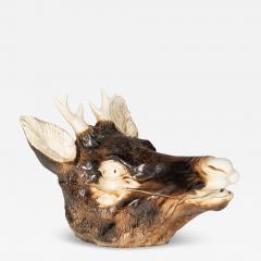 Italian Pottery Deer Head Tureen - 4361555
