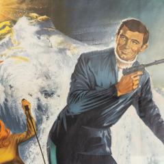 Italian Release James Bond 007 On Her Majestys Secret Service Poster c 1969 - 2989355