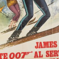 Italian Release James Bond 007 On Her Majestys Secret Service Poster c 1969 - 2989357