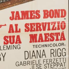 Italian Release James Bond 007 On Her Majestys Secret Service Poster c 1969 - 2989358
