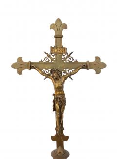 Italian Renaissance Bronze Crucifix - 4520671