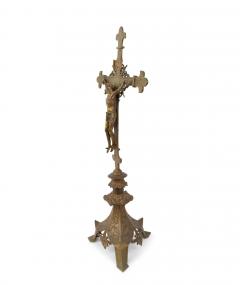 Italian Renaissance Bronze Crucifix - 4520673