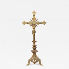 Italian Renaissance Bronze Crucifix - 4529216