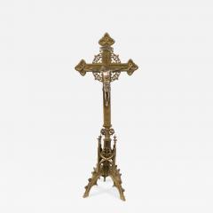 Italian Renaissance Bronze Crucifix - 4529218