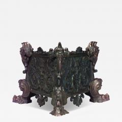 Italian Renaissance Bronze Dolphin Pot - 4332450