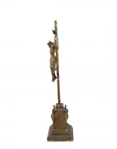 Italian Renaissance Carved Wood Crucifix - 4520736