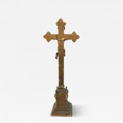 Italian Renaissance Carved Wood Crucifix - 4529208