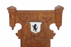 Italian Renaissance Carved Wooden Turn Legged Side Chair - 4665677