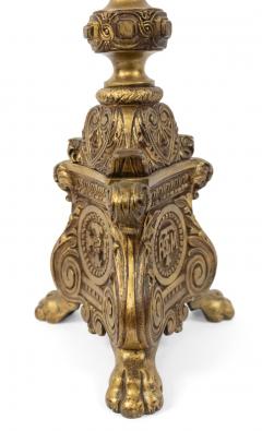 Italian Renaissance Gilt Altar Candlesticks - 4322373