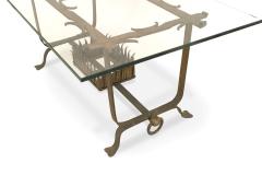 Italian Renaissance Gilt Iron and Glass Coffee Table - 1428779