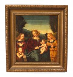 Italian Renaissance Madonna and Child Painting - 4516717