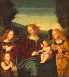 Italian Renaissance Madonna and Child Painting - 4539132