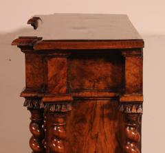 Italian Renaissance Oratory In Walnut And Burl Walnut 17th Century - 4174534