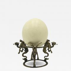 Italian Renaissance Ostrich Egg Sculptures - 4325856
