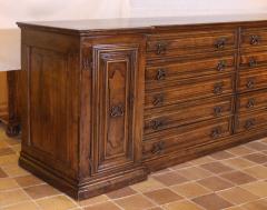 Italian Renaissance Sacristy Buffet Credenza In Walnut - 2748602