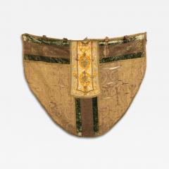 Italian Renaissance Style Beige and Green Shield - 4263214