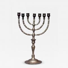 Italian Renaissance Style Brass Menorah - 4716865