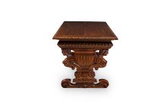 Italian Renaissance Style Carved Dining Conference Table - 4631185