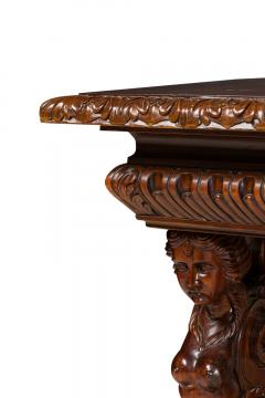 Italian Renaissance Style Carved Dining Conference Table - 4631195