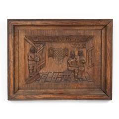 Italian Renaissance Style Carved Wall Plaques - 4709063