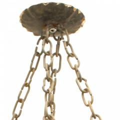 Italian Renaissance Style Double Cross Wrought Iron Chandelier - 3172852
