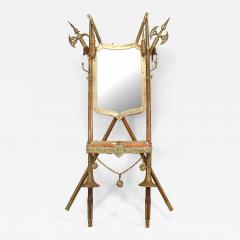 Italian Renaissance Style Halbert Spear and Mirror Hatrack - 4263195