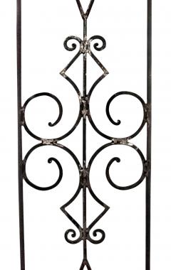 Italian Renaissance Style Narrow Iron Gates - 4321858