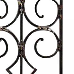 Italian Renaissance Style Narrow Iron Gates - 4321859