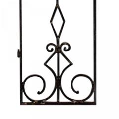 Italian Renaissance Style Narrow Iron Gates - 4321860