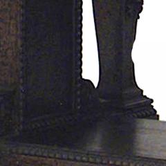 Italian Renaissance Style Oak Library Table Desk - 4629301