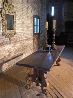 Italian Renaissance Style Refectory Table - 676124