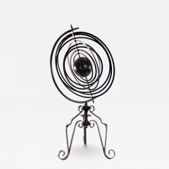 Italian Renaissance Style Wrought Iron Floor Armillary Globe - 4412471