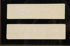 Italian Renaissance Wall Plaque With a Two White Plaques - 4200479