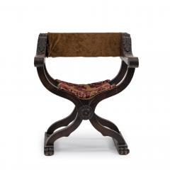 Italian Renaissance Walnut Arm Chair - 1403015