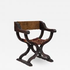 Italian Renaissance Walnut Arm Chair - 1407858