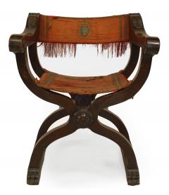 Italian Renaissance Walnut Arm Chair - 1403079