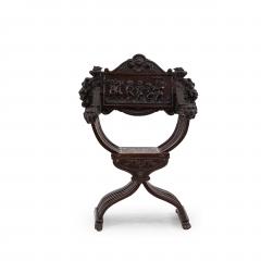 Italian Renaissance Walnut Arm Chair - 1403158