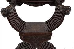 Italian Renaissance Walnut Arm Chair - 1403162