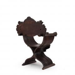 Italian Renaissance Walnut Arm Chair - 1403166