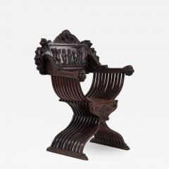 Italian Renaissance Walnut Arm Chair - 1407884