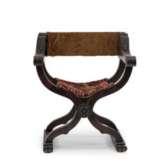 Italian Renaissance Walnut Arm Chair - 4652961