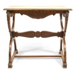 Italian Renaissance Walnut Carved End Table - 1437896