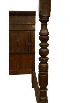 Italian Renaissance Walnut Full Bed - 4631687