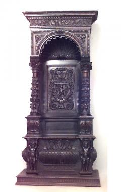 Italian Renaissance Walnut Throne Chair - 1505678