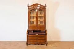 Italian Renaissance revival Bookcase Secretaire 19th Century - 3780457