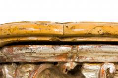 Italian Rococo 18th Century Silver Gilt and Marble Top Console - 4628801