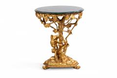 Italian Rococo Gilt Floral End Table - 1437559