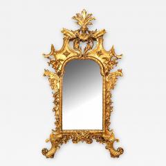 Italian Rococo Gilt Wood Wall Mirror - 1408482